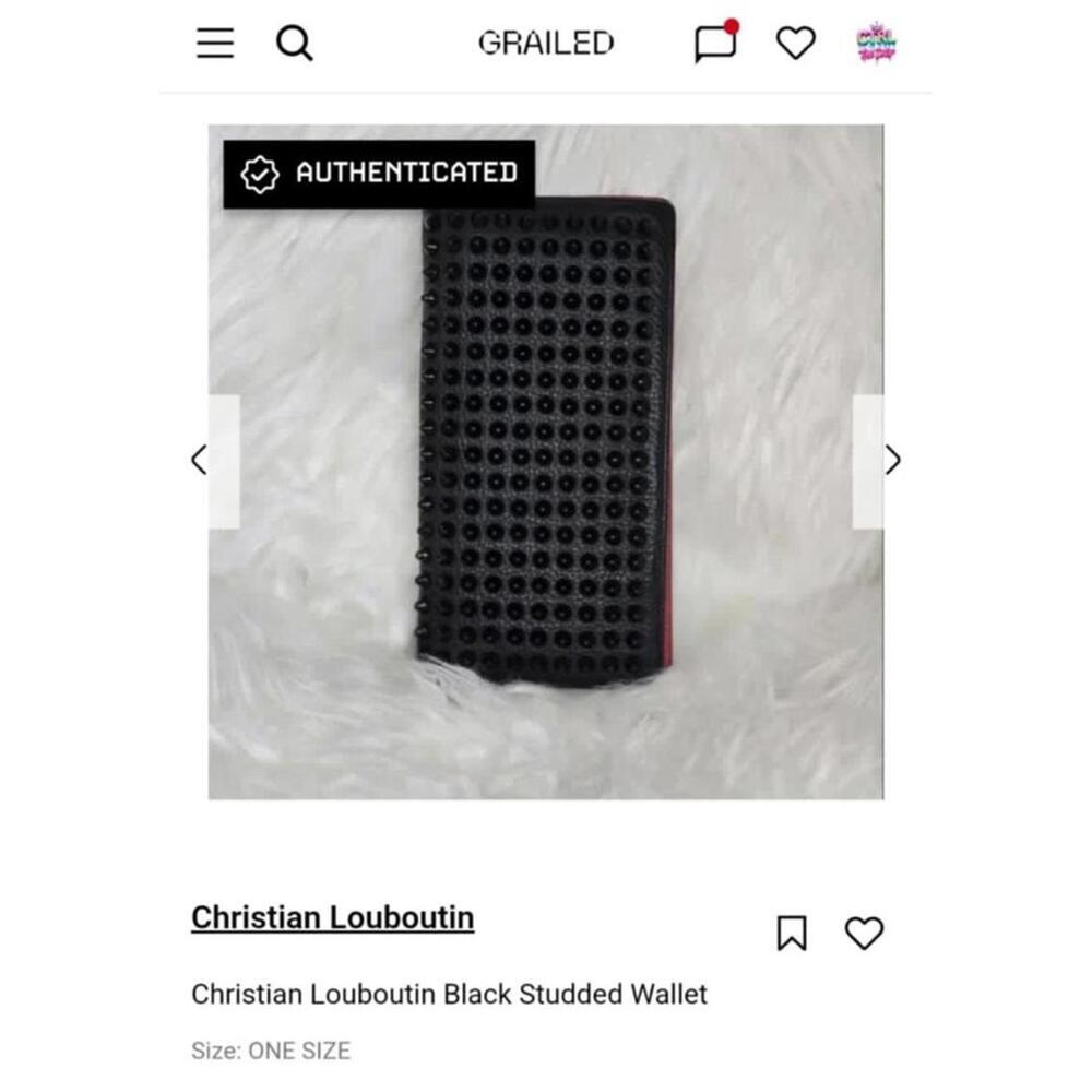 Christian Louboutin Bifold Spike Studs Wallet
